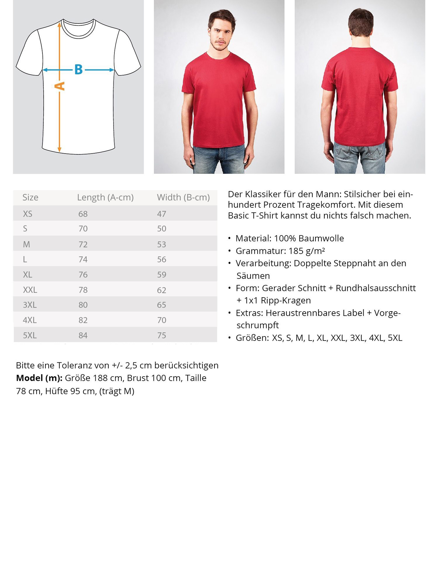 Eitorf mit Herz und Seele (Kreis) - Herren Shirt – Bild 6