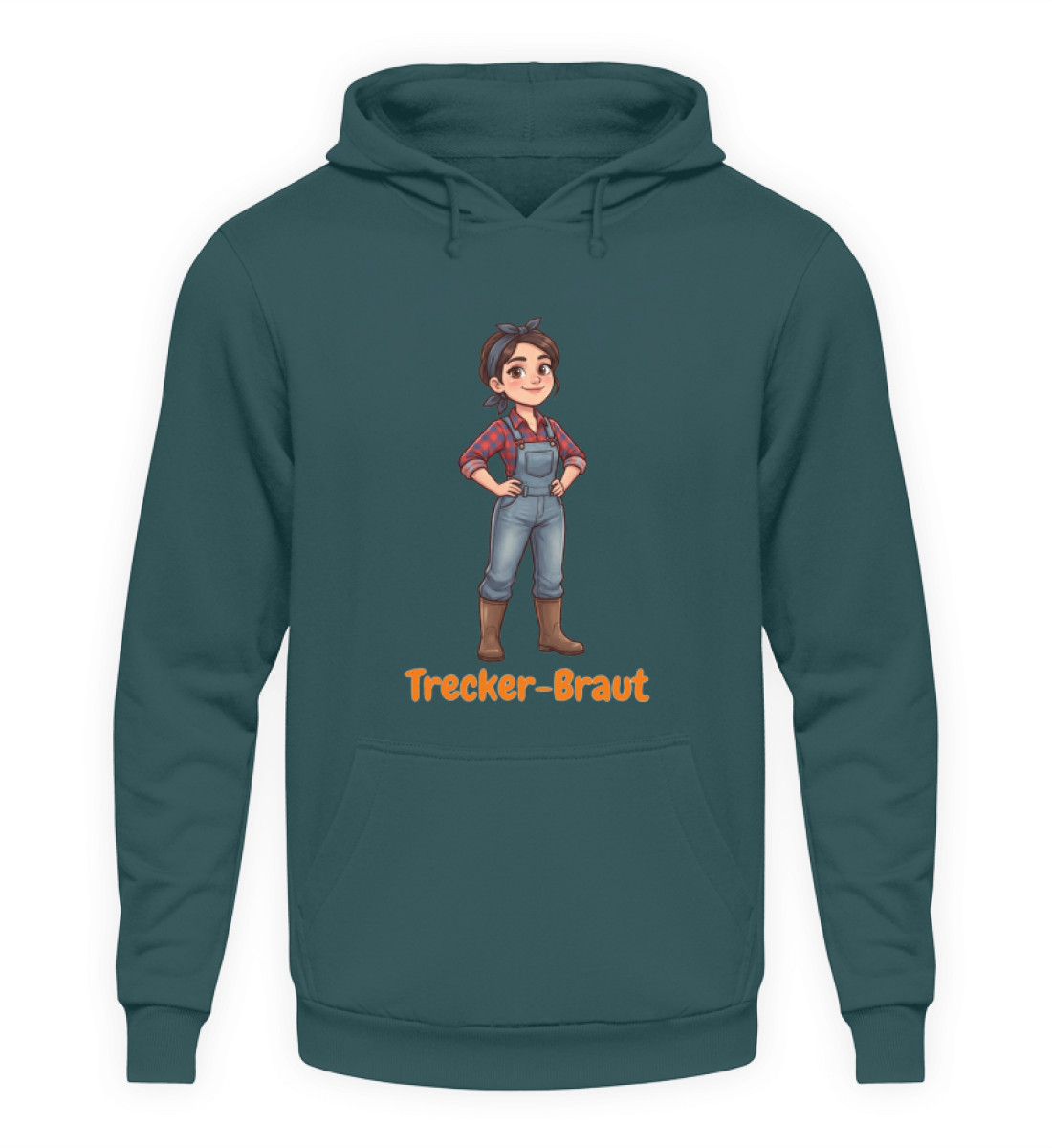 Trecker-Braut - Unisex Kapuzenpullover Hoodie-1461