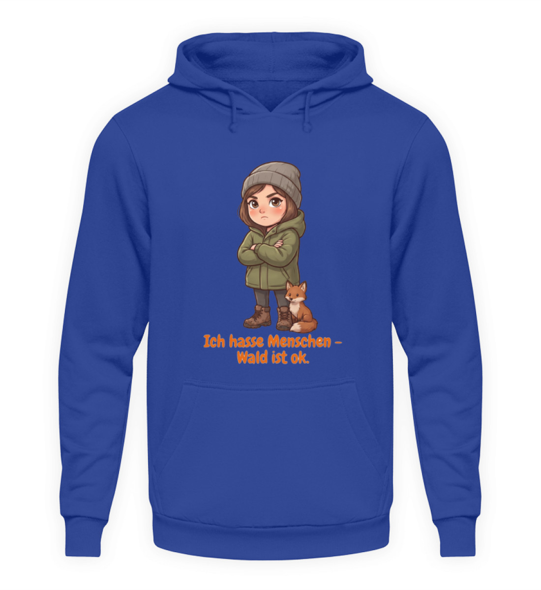 Ich hasse Menschen - Unisex Kapuzenpullover Hoodie-668