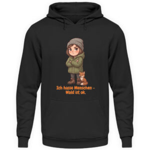 Ich hasse Menschen - Unisex Kapuzenpullover Hoodie-639