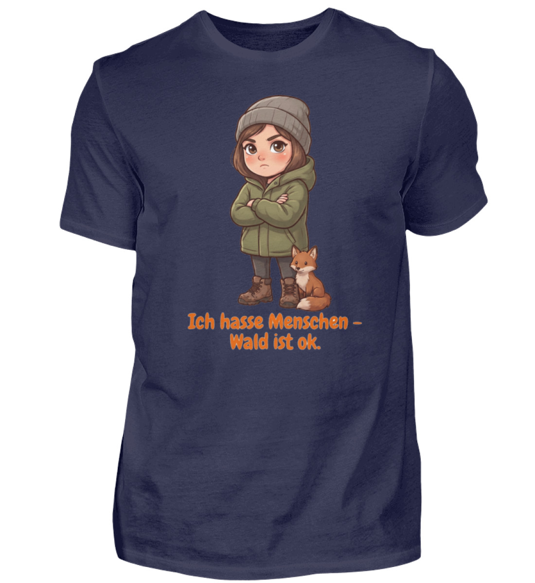 Ich hasse Menschen - Herren Shirt-198