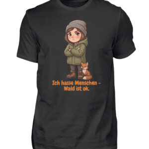 Ich hasse Menschen - Herren Shirt-16