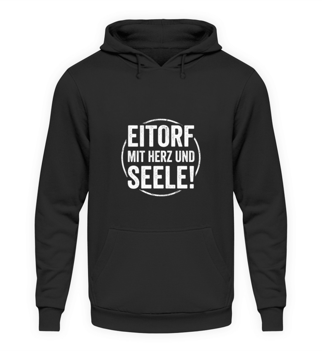 Eitorf mit Herz und Seele (Kreis)  - Unisex Kapuzenpullover Hoodie