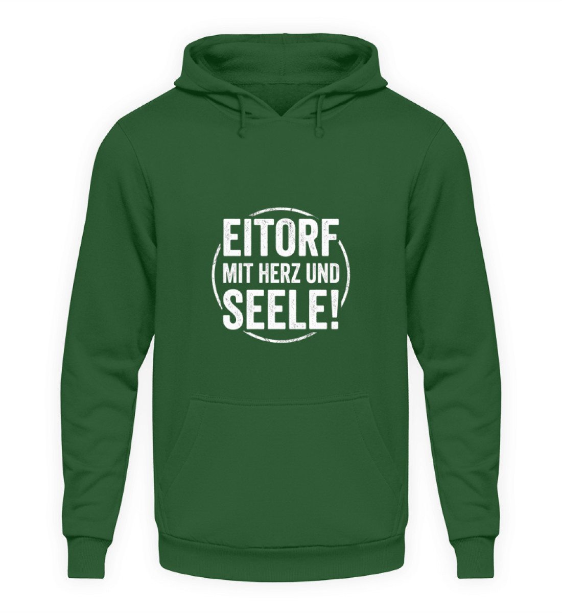 Eitorf mit Herz und Seele (Kreis) - Unisex Kapuzenpullover Hoodie-833