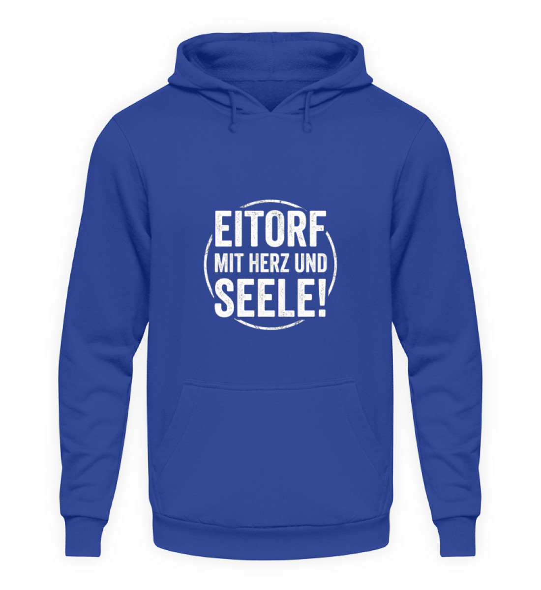 Eitorf mit Herz und Seele (Kreis) - Unisex Kapuzenpullover Hoodie-668