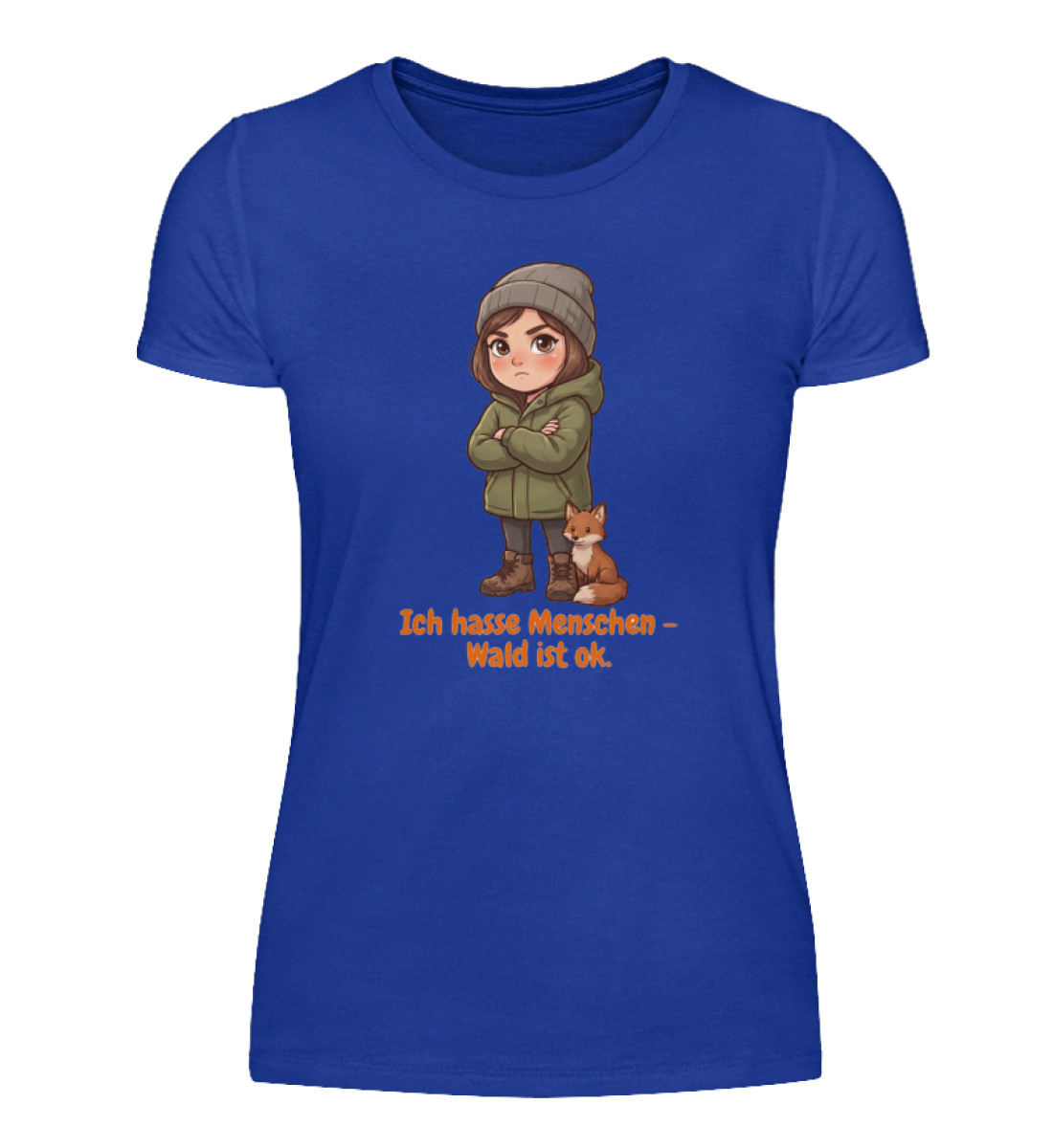 Ich hasse Menschen - Damenshirt-2496