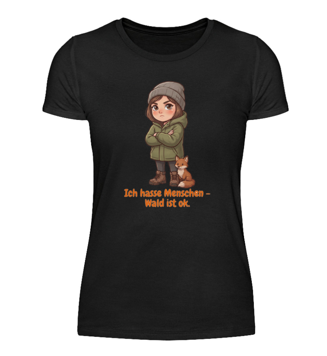 Ich hasse Menschen  - Damenshirt