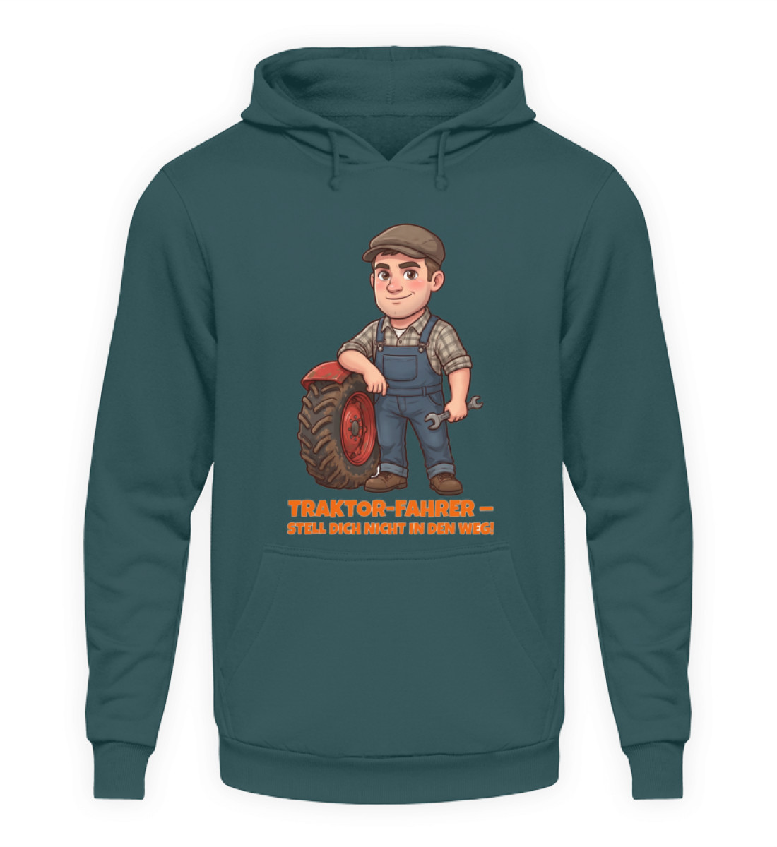 Tracktor-Fahrer - Unisex Kapuzenpullover Hoodie-1461